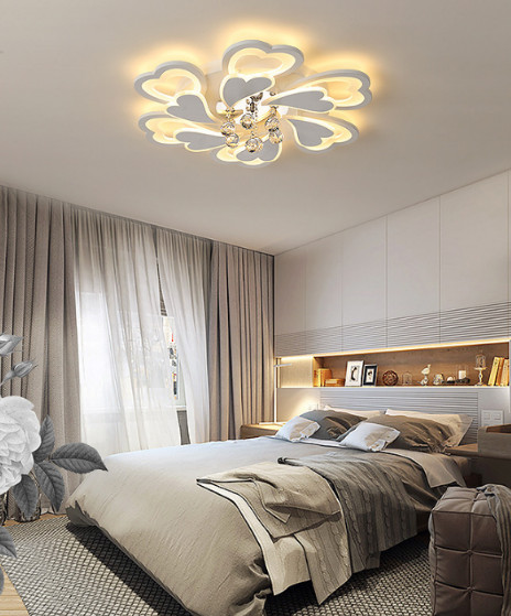 Ốp trần phòng ngủ 2 trái tim MO – 9042