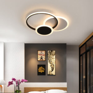 Mâm ốp trần hình tròn đen MO 956 – 20