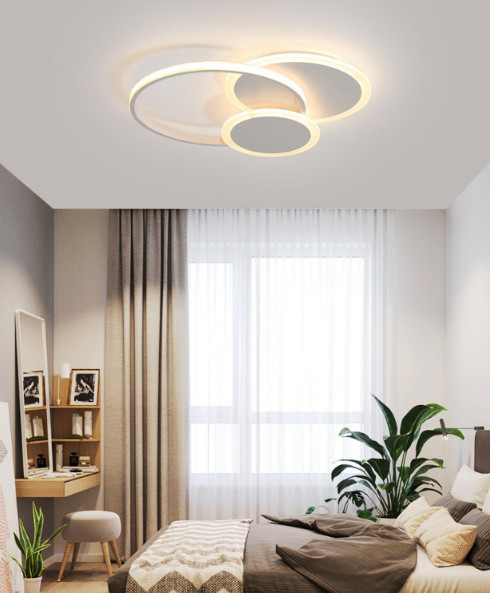 Mâm ốp trần hình tròn trắng MO 957 – 20