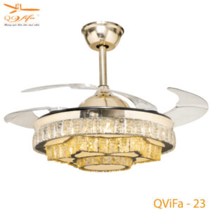Quạt Trần Trang Trí Có Đèn QViFa – 23
