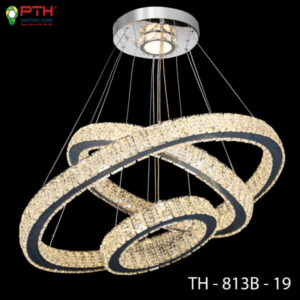 Đèn Thả Pha Lê 3 Vòng TH – 813B – 19
