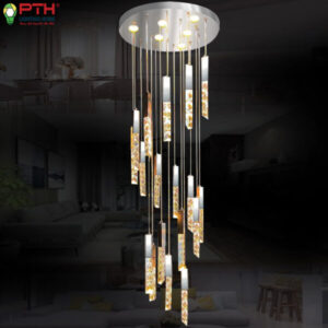 Đèn Thả Thông Tầng Màu Bạc TH – 8288