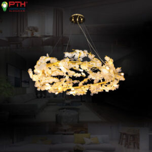 Đèn Thả Tròn Hình Vòng Hoa TH – 8336