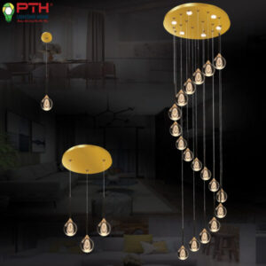 Đèn Thả Thông Tầng Thủy Tinh TH – 8352