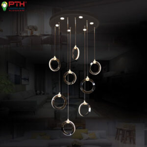 Đèn Thả Màu Đen TH – 8357