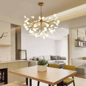 Đèn trang trí thả hera lá thủy tinh TH – 852B – 20/36b