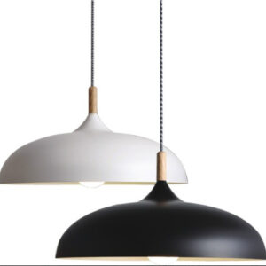 Đèn thả hình bè đui gỗ THCN 12 – 22/đen