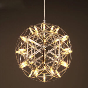 Đèn thả quả cầu inox THCN 17 phi 400