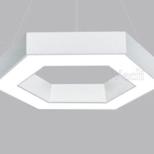 Đèn thả hình lục giác trắng THCN 210A – 18