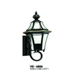 Đèn Tường Đồng Ngoài Trời VD – 6806