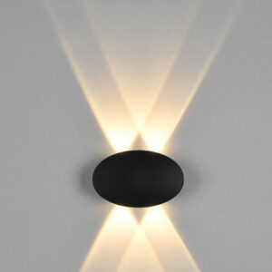 Đèn tường ngoài trời hình oval VNT – 635